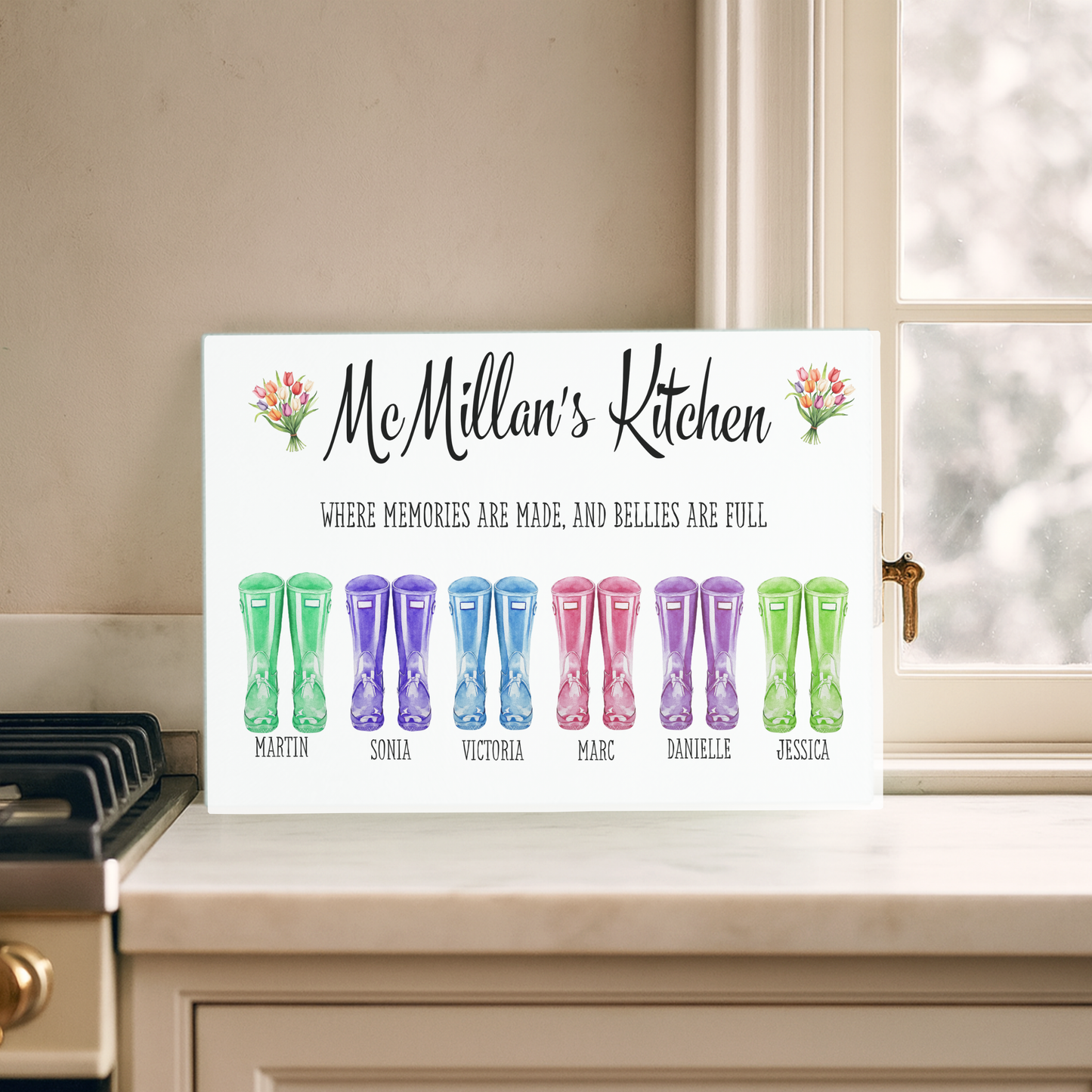 Glass Chopping Board